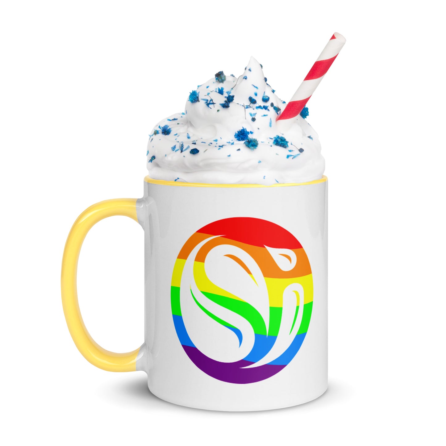 Rainbow Mug with Color Inside