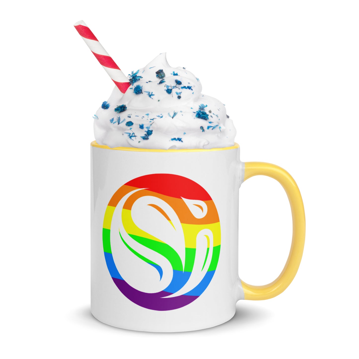 Rainbow Mug with Color Inside