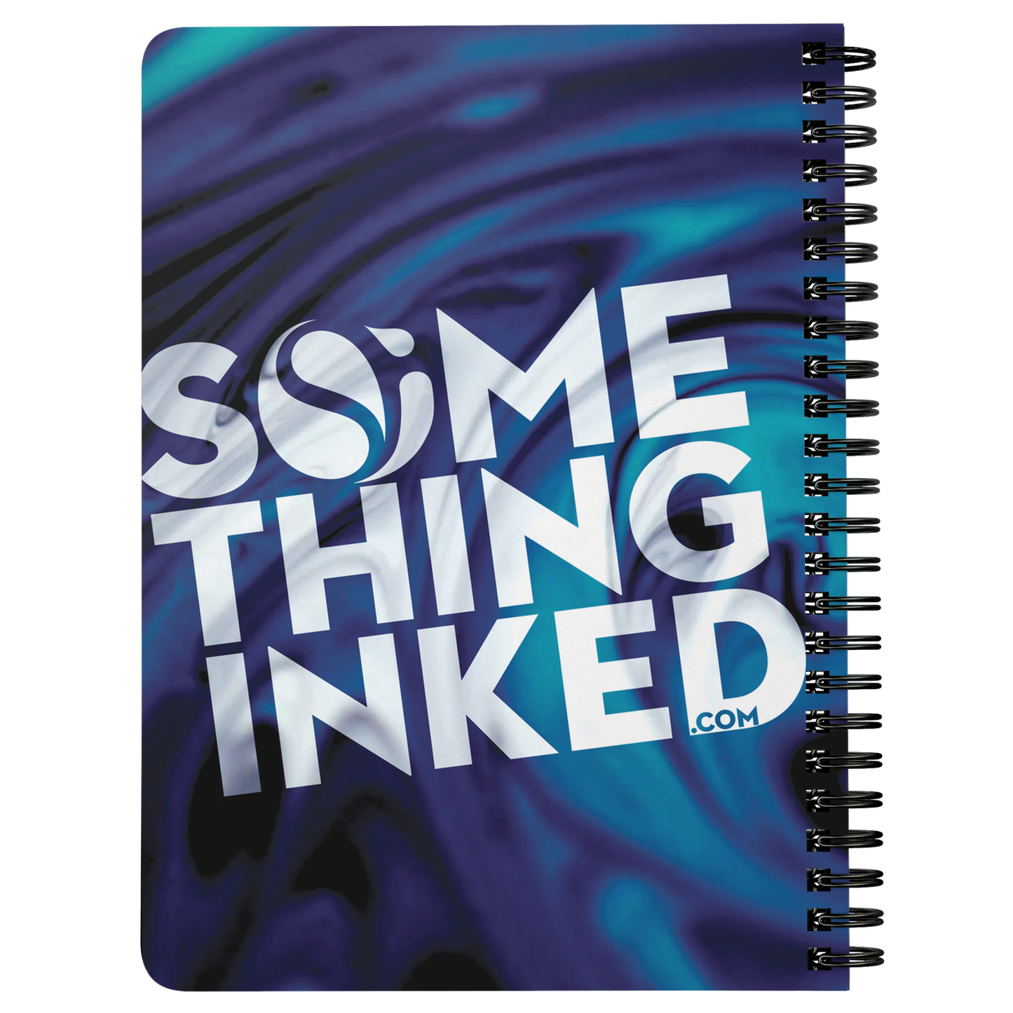 Ink Swirl Spiralbound Notebook