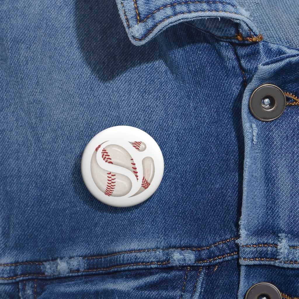 Baseball Custom Pin Button