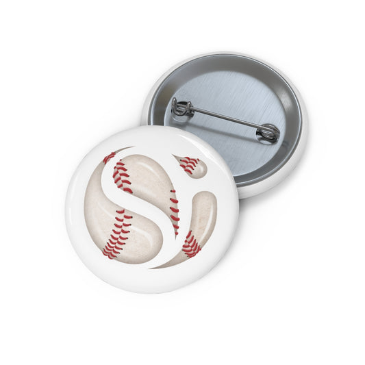 Baseball Custom Pin Button