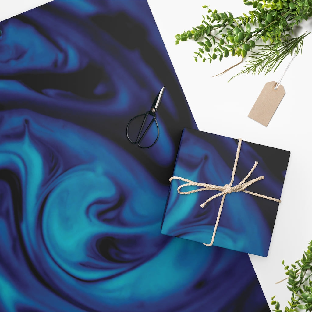 Ink Swirl Wrapping Paper