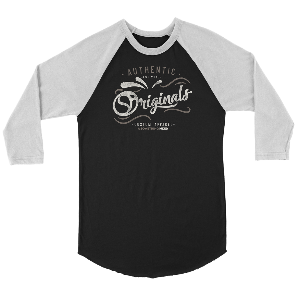 SI Originals Canvas Unisex 3/4 Raglan